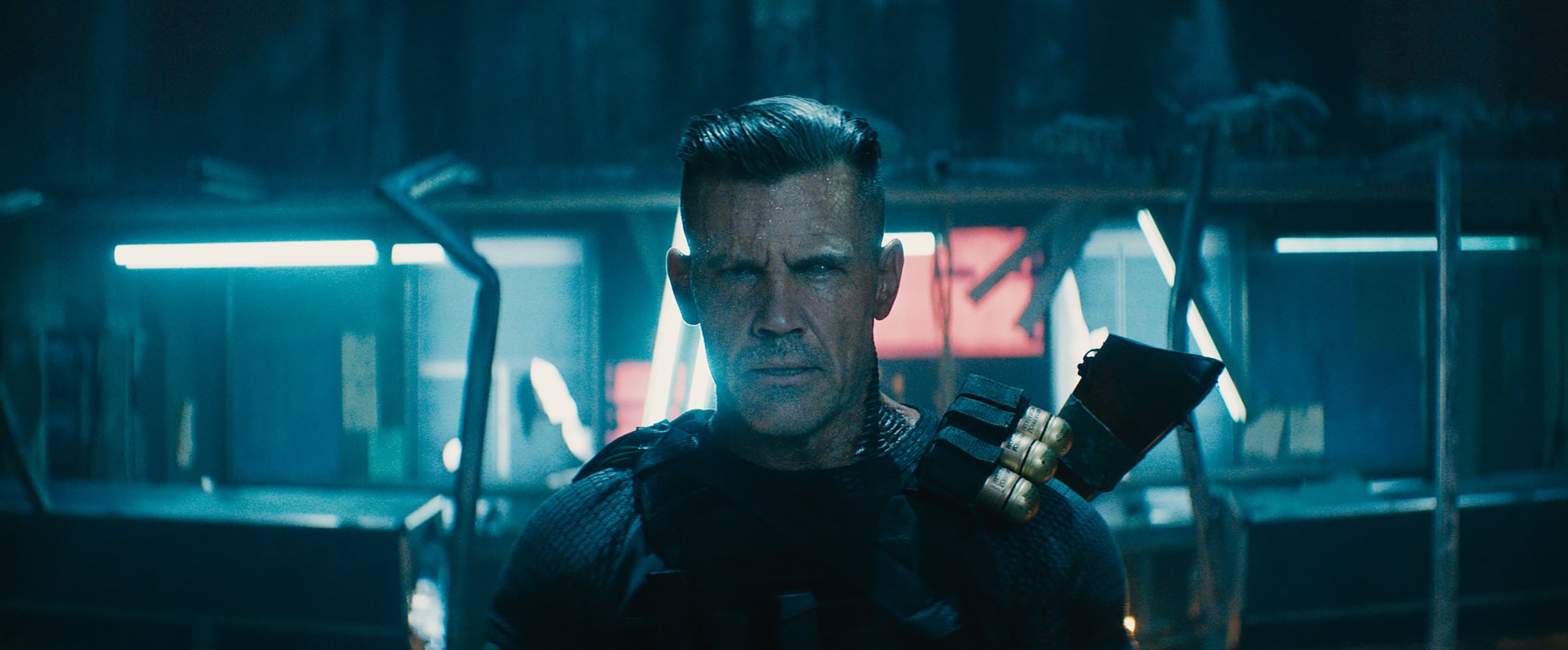 dp2_stills_pull01_rec709_020218.086241 – Josh Brolin as Cable in Twentieth Century Fox's DEADPOOL 2. Photo Credit: Courtesy Twentieth Century Fox.