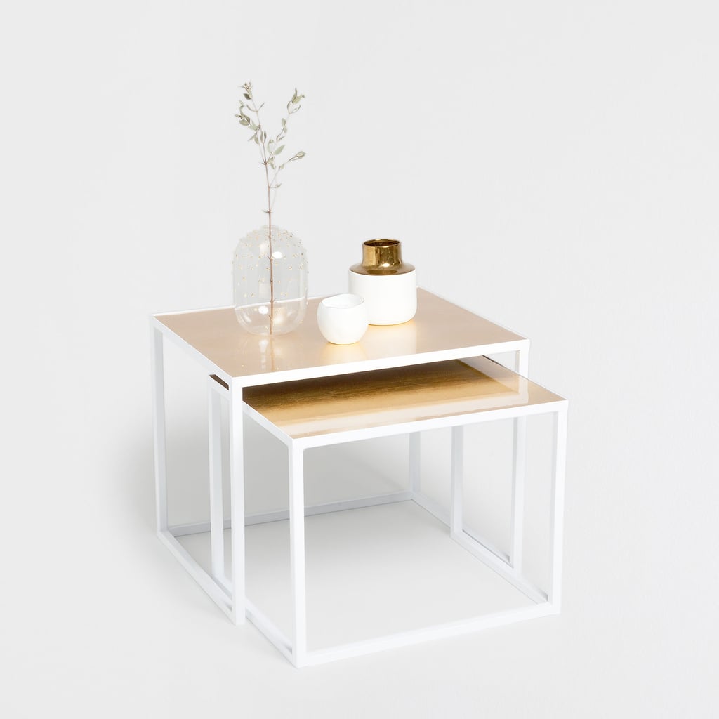 Nest of White and Gold Tables (169) Zara Home Fall Decor 2016