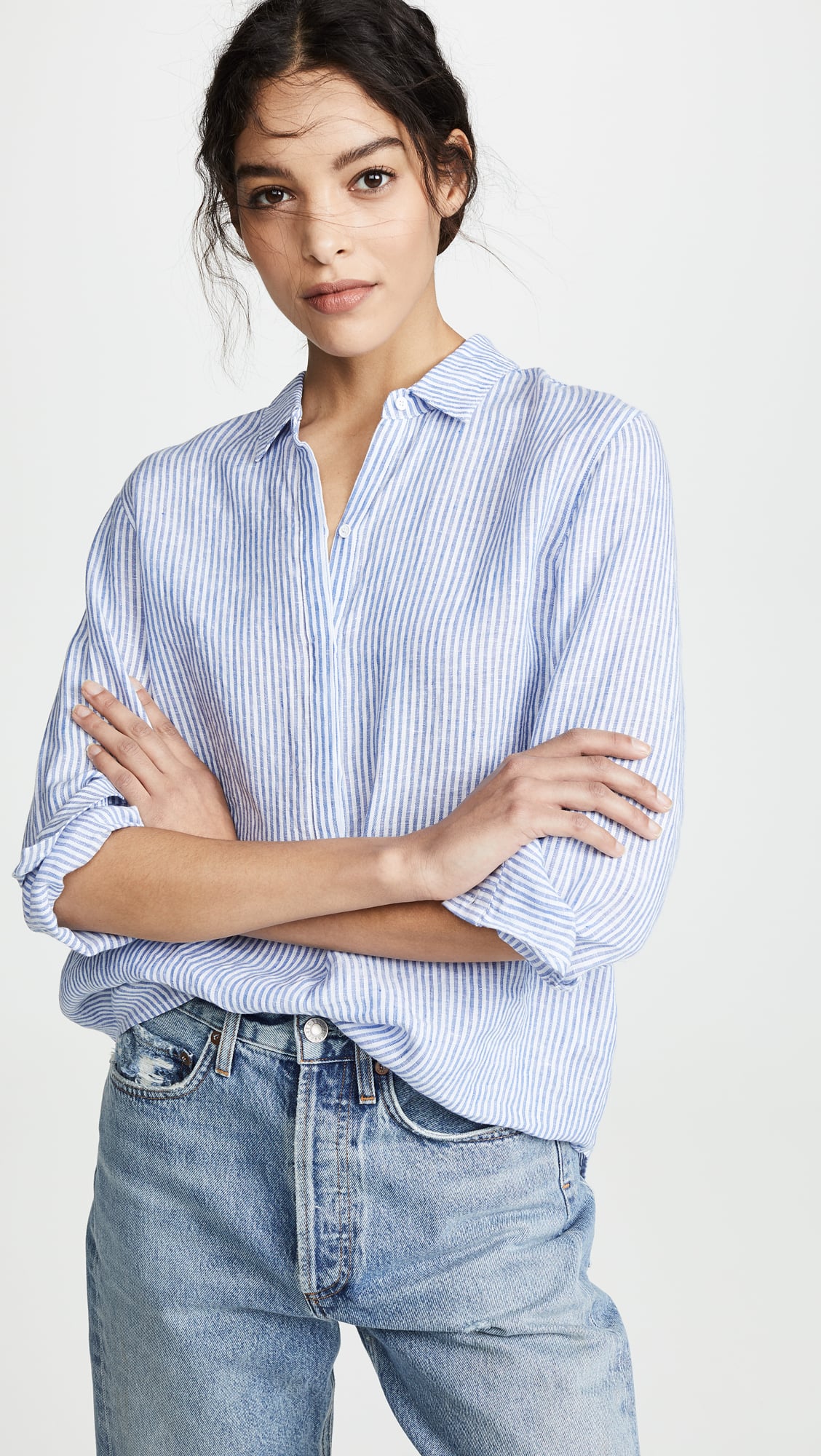 Easy Linen Button-Down Shirt