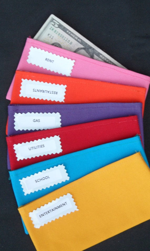 Simple Envelopes in Various Colors Cute Cash Envelopes For Budgeting
