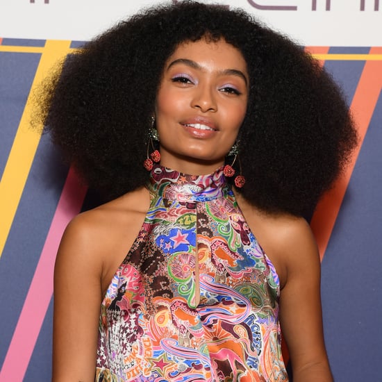 Yara Shahidi Lilac Eye Shadow