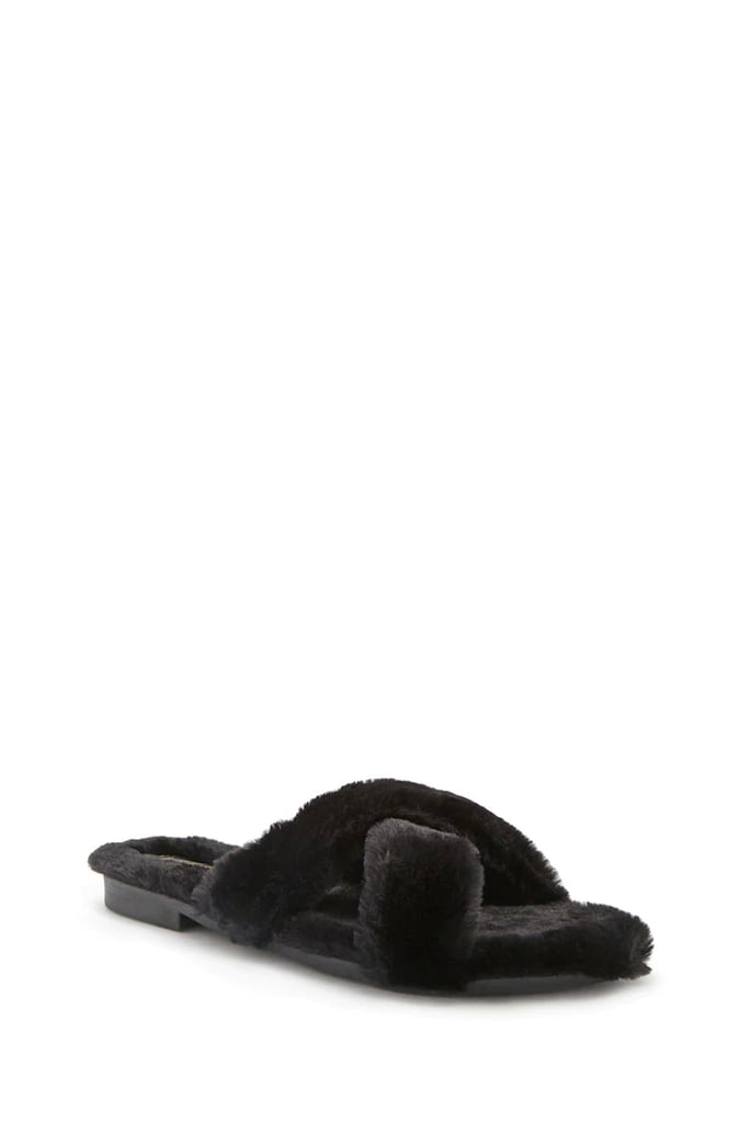 forever 21 fur slides