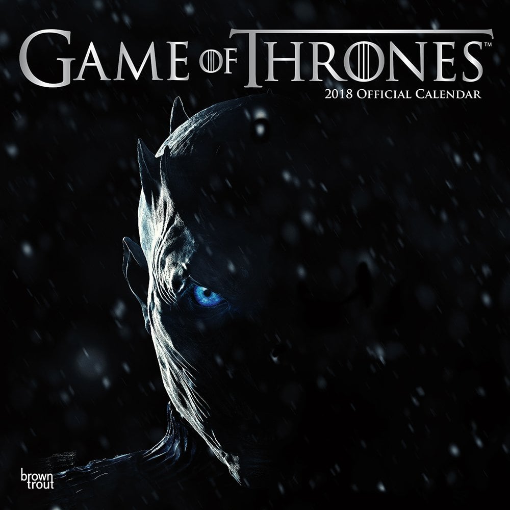 Game Of Thrones 2018 Wall Calendar 16 Cool Game Of Thrones Gifts