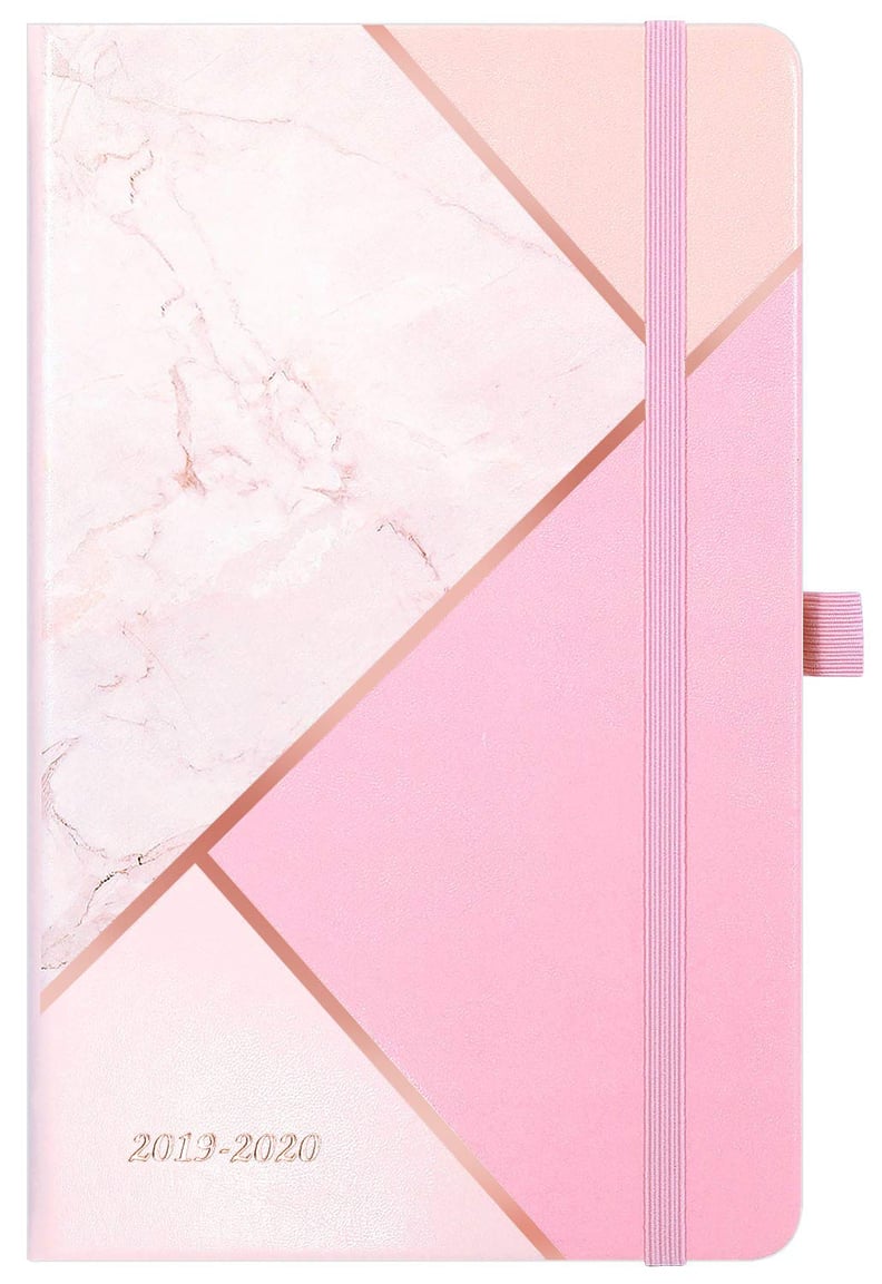 Pink Marble Triangle Academic Planner