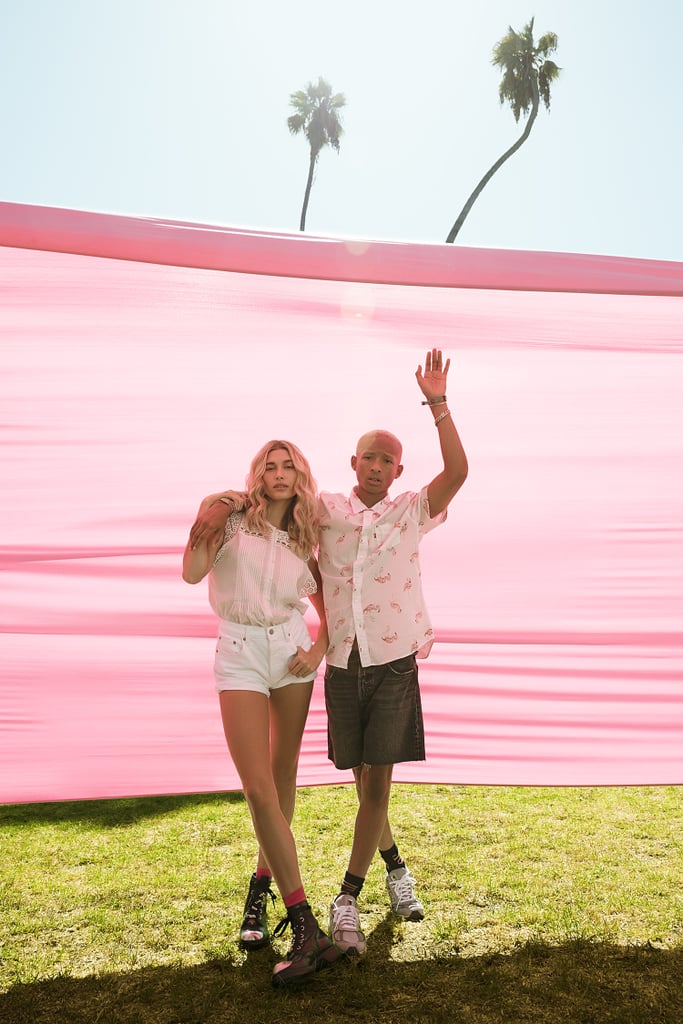 Hailey Bieber x Jaden Smith Levi's Festival Campaign 2020