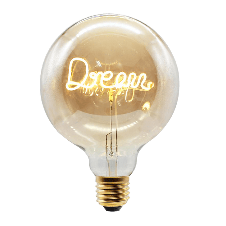 Dream Light Bulb These Light Bulbs Have Words in Them Like "Love" and