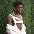 Lil Nas X Embodies His Own Positive Light in This White Bandage Top and Suit