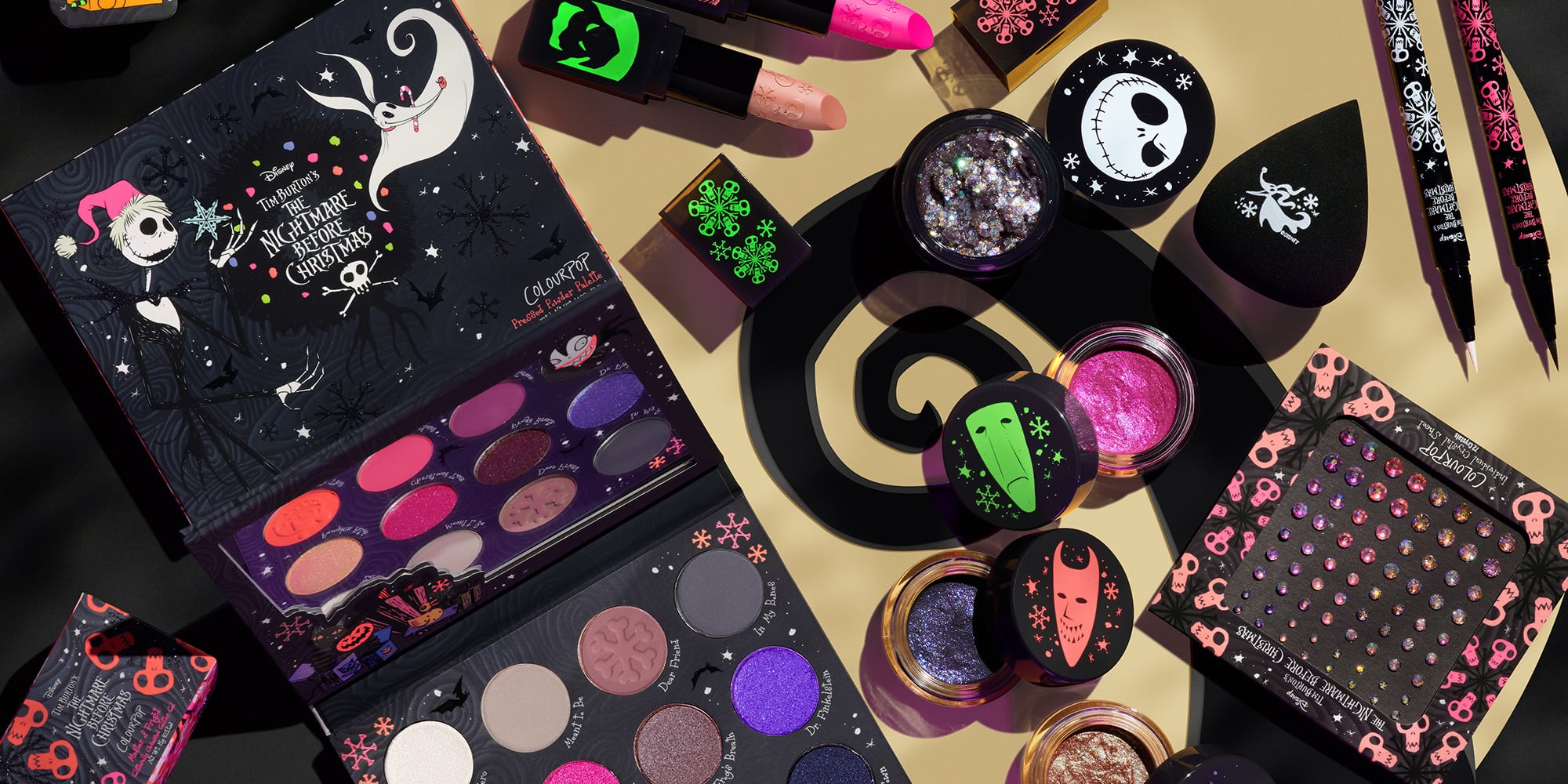 See ColourPop's Nightmare Before Christmas Makeup Collection | PS Beauty