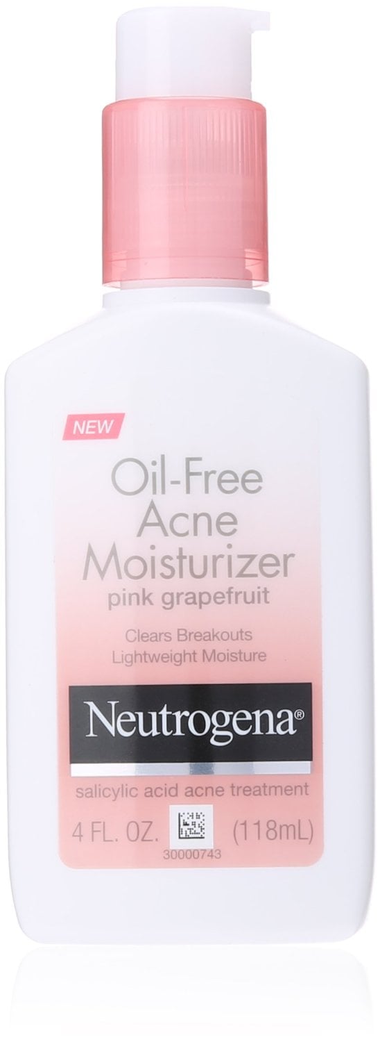 Neutrogena Oil-Free Acne Moisturizer Pink Grapefruit | 18 Drugstore Facial Moisturizers Skin Will Love | POPSUGAR Beauty Photo 2