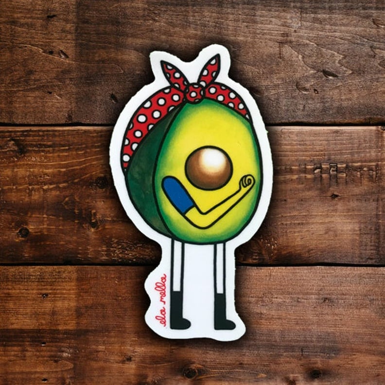 Thick Skinned Avocado Sticker