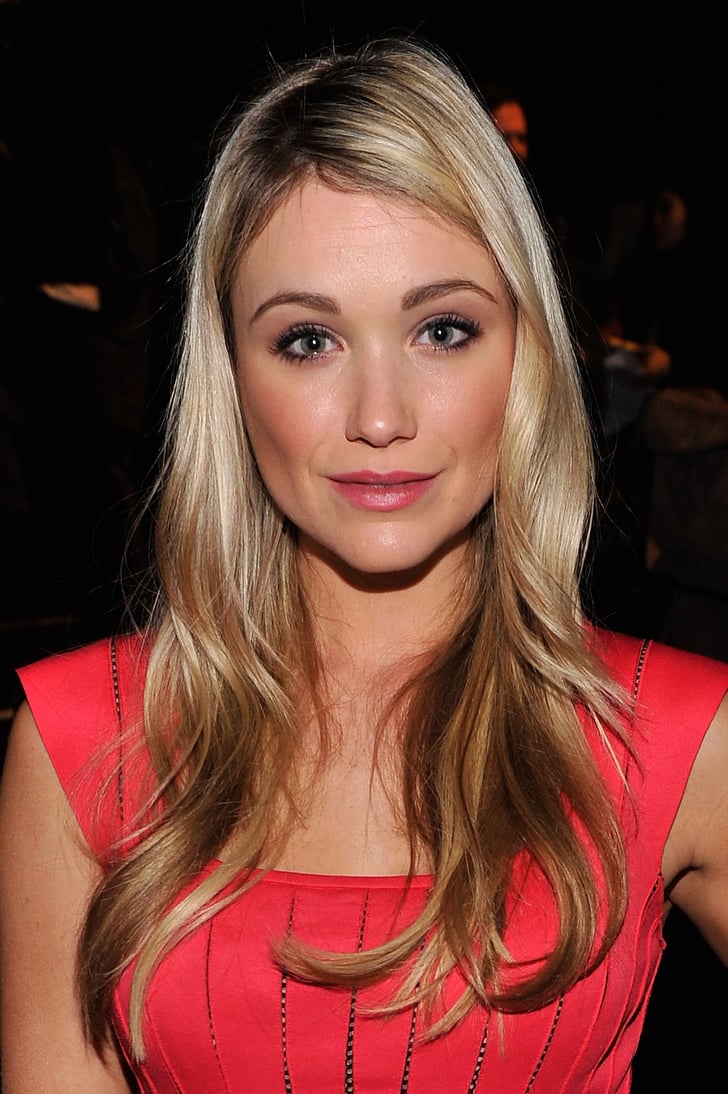 Katrina Bowden at Tadashi Shoji | Celebrity Hair and Makeup at New York