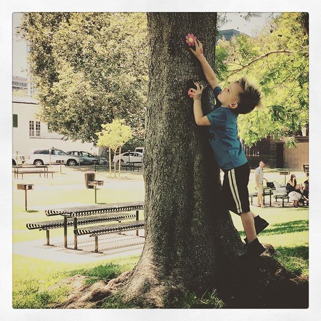 Looks like Luca is Hilary Duff's little monkey!