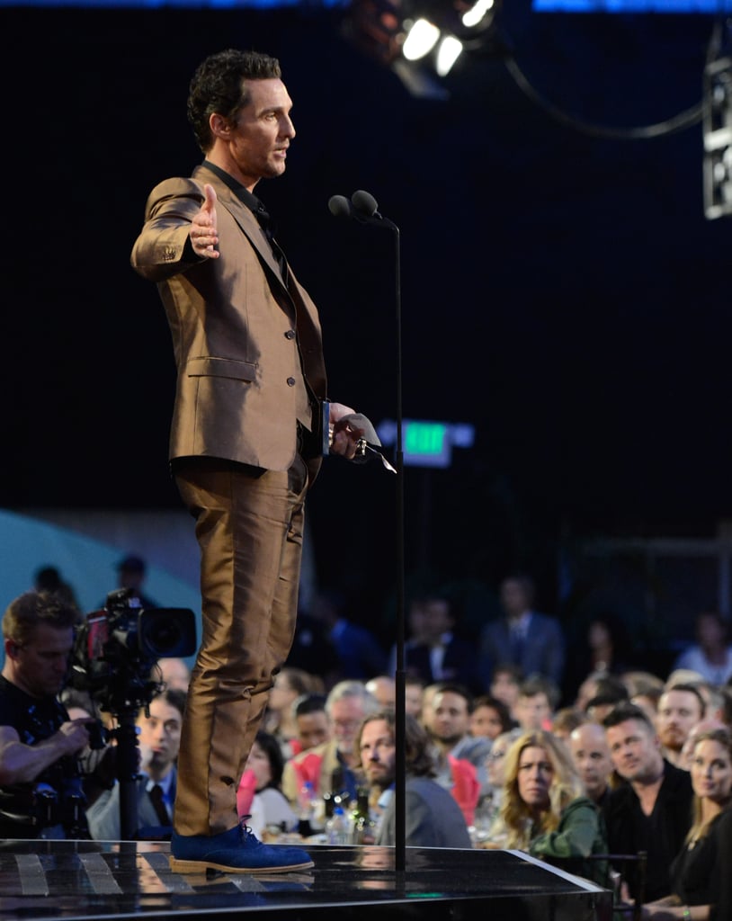 Matthew McConaughey at the Spirit Awards 2014