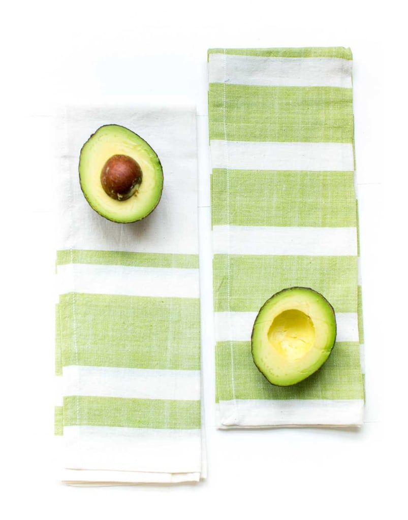 Striped Tea Towel in Avocado ($12) Striped Tea Towel in Avocado ($12)