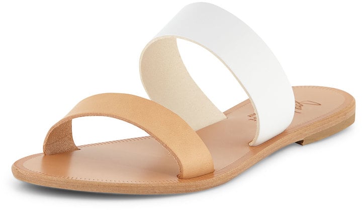 Joie Two-Tone Flat Sandal Slide