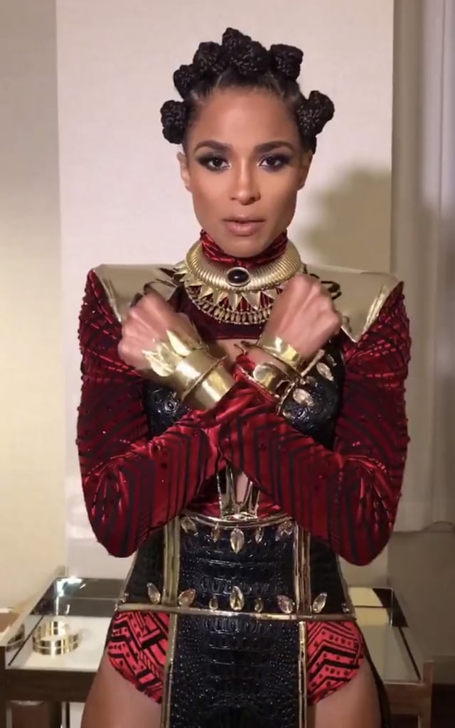 Ciara as Black Panther's Nakia Halloween Costume 2018