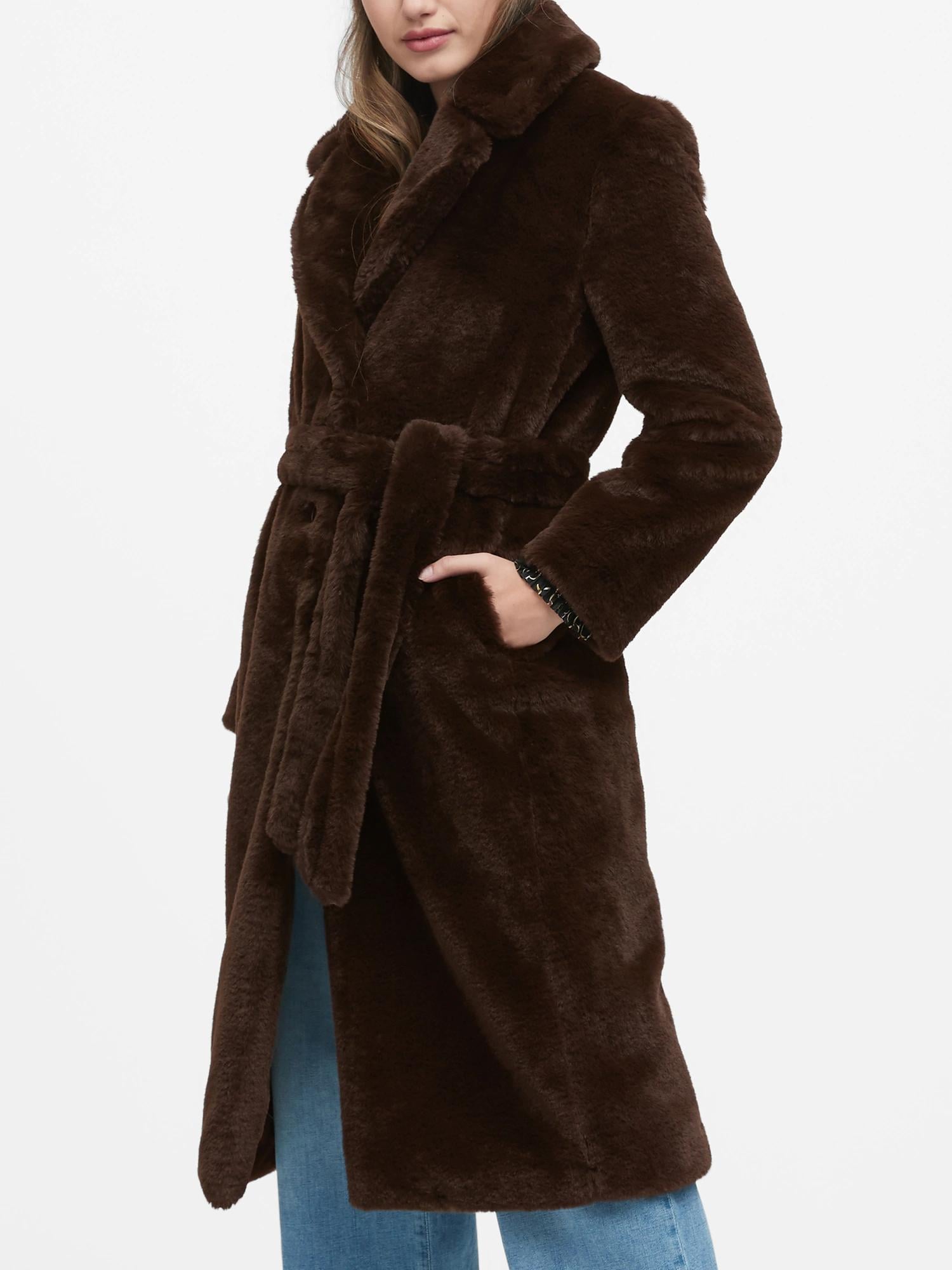 teddy bear coat banana republic