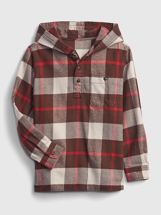 Gap Kids 100% Organic Cotton Flannel Hoodie