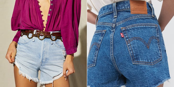 best denim shorts for apple shape
