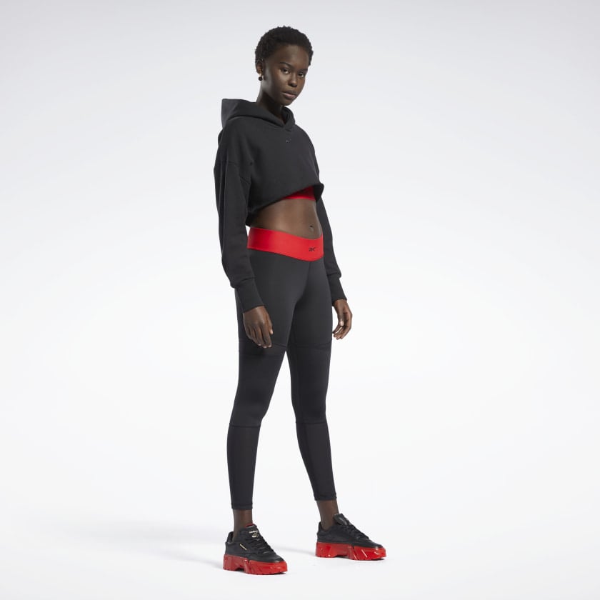 Reebok Cardi B Crop Sweatshirt - Black | Cardi B's Summertime Fine Reebok  Collection Is Colorful '90s Apparel at Its Finest | POPSUGAR Fashion Photo  21