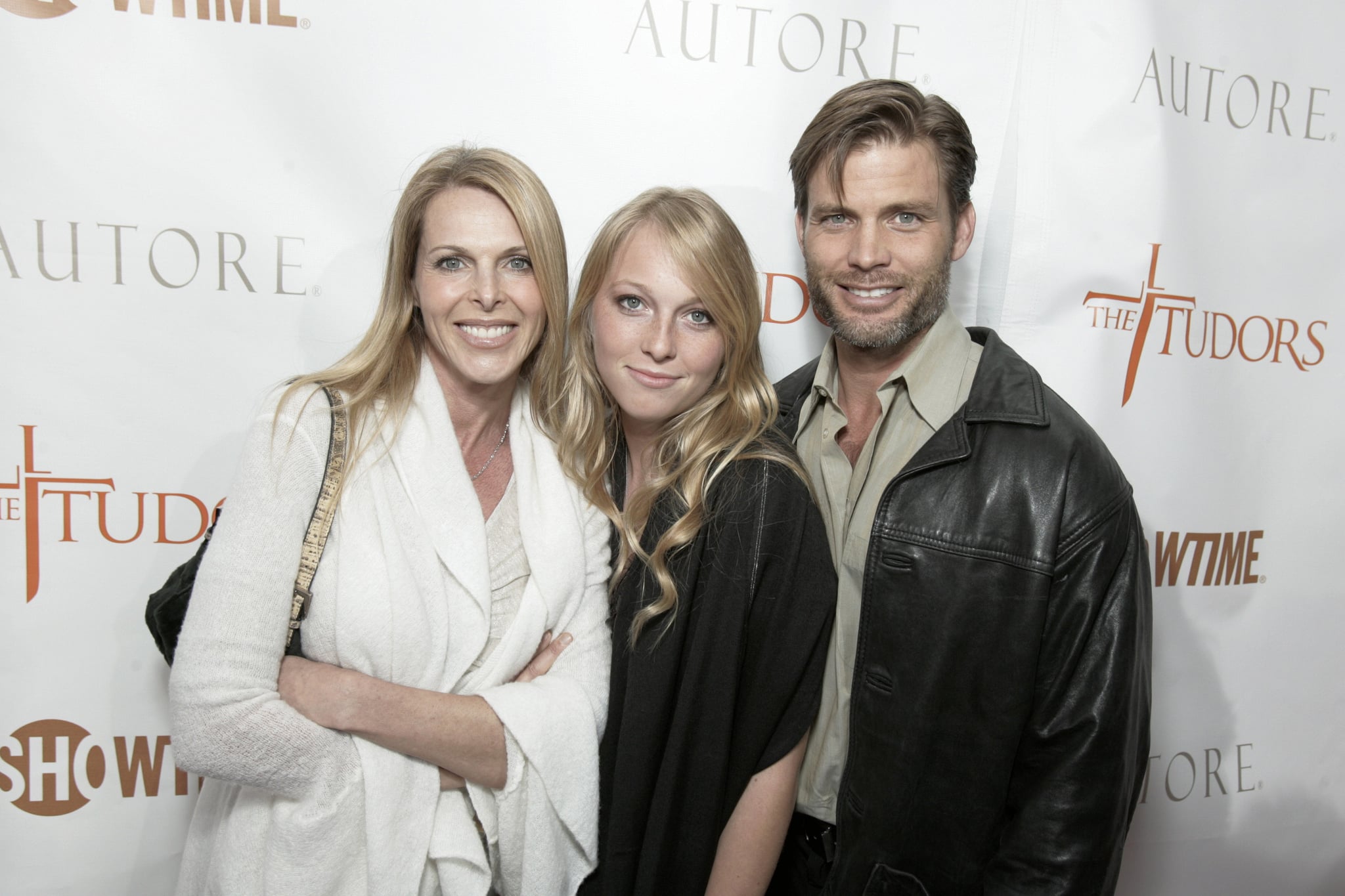 Catherine Oxenberg, India Oxenberg and Casper Van Dien (Photo by E. Charbon...