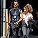 Justin Theroux With Mystery Woman in NYC April 2018