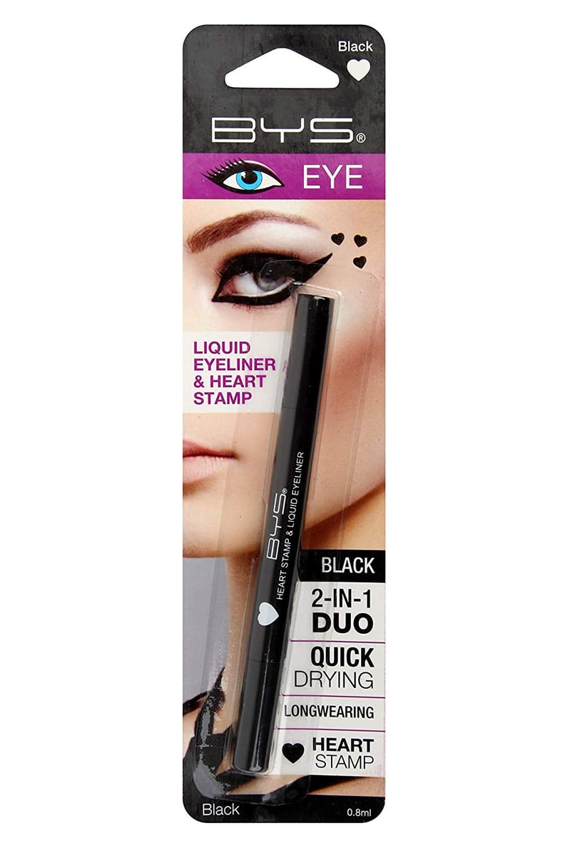 BYS Matte 2in1 Duo Liquid Eyeliner Ultrafine Tip Pen with Heart Stamp