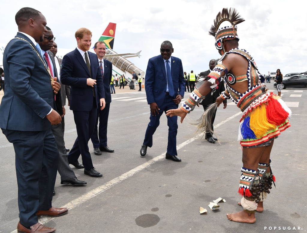 Prince Harry Visiting Zambia Pictures November 2018