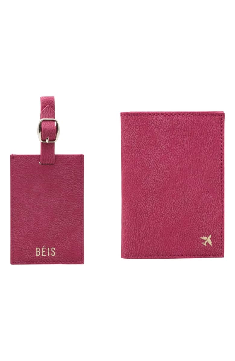 Beis Travel Luggage Tag & Passport Holder Set