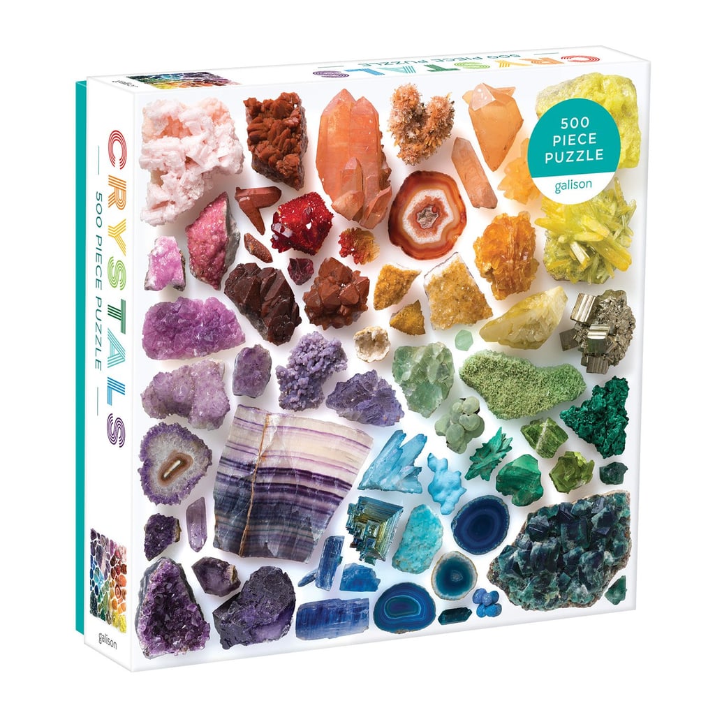 Galison Rainbow Crystals 500 Piece Jigsaw Puzzle