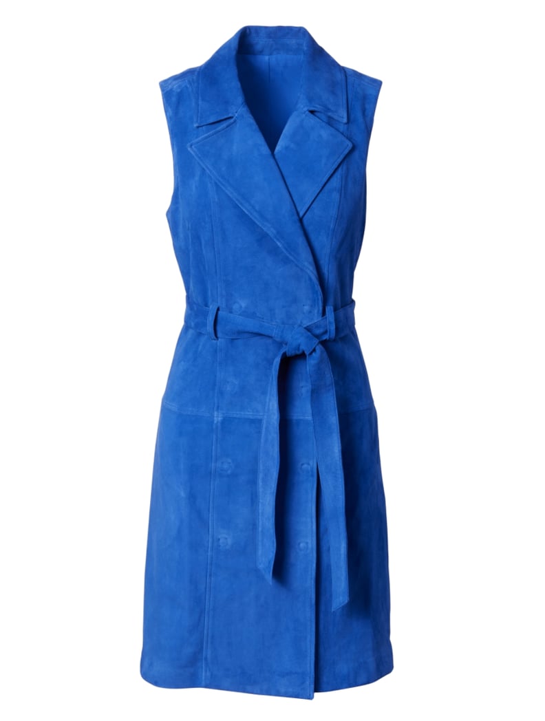 Banana Republic Suede Trench Shift Dress