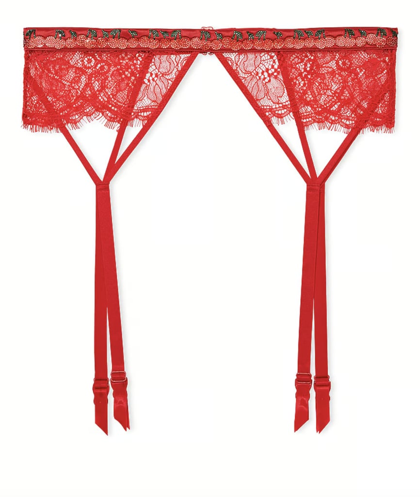 Victoria's Secret Very Sexy Shine Strap Lace Garter Belt