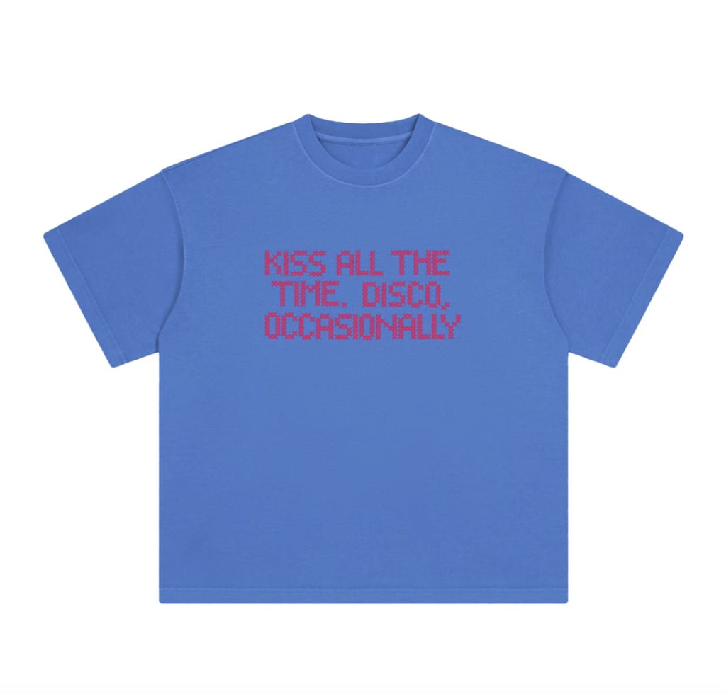 Etsy Kiss All the Time. Disco, Occasionally T-Shirt ($40)
Channel Harry Styles's "Kiss All the Time. Disco, Occasionally" energy with the shirt closest to the album cover itself (the original was made for Styles only, sadly). Calm, cool, collected . . . and ready to dance all night? This shirt says it all.