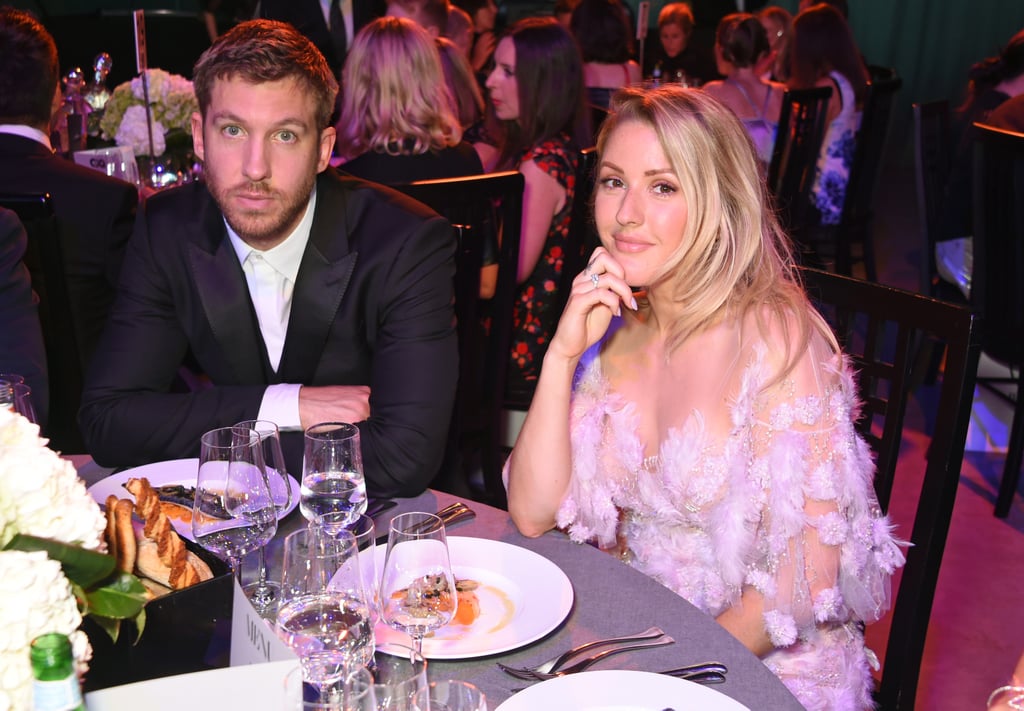 Calvin Harris and Ellie Goulding at GQ Awards September 2016