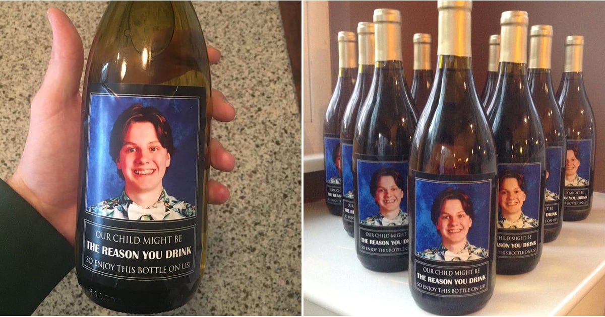 Personalized Wine Bottle Gift For Teachers | POPSUGAR Family
