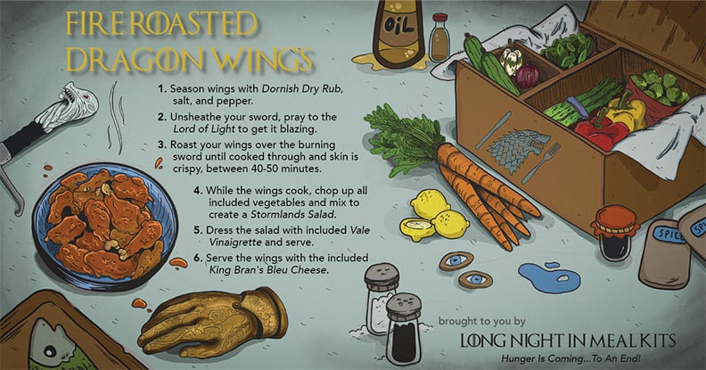 Game of Thrones "Fire-Roasted Dragon Wings"