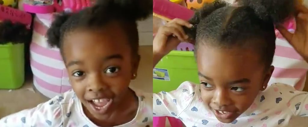Video of Little Girl Whose Dad Did Her Hair "Wrong"