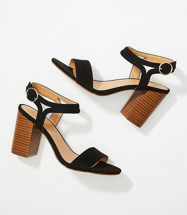 Ankle Strap Block Heels