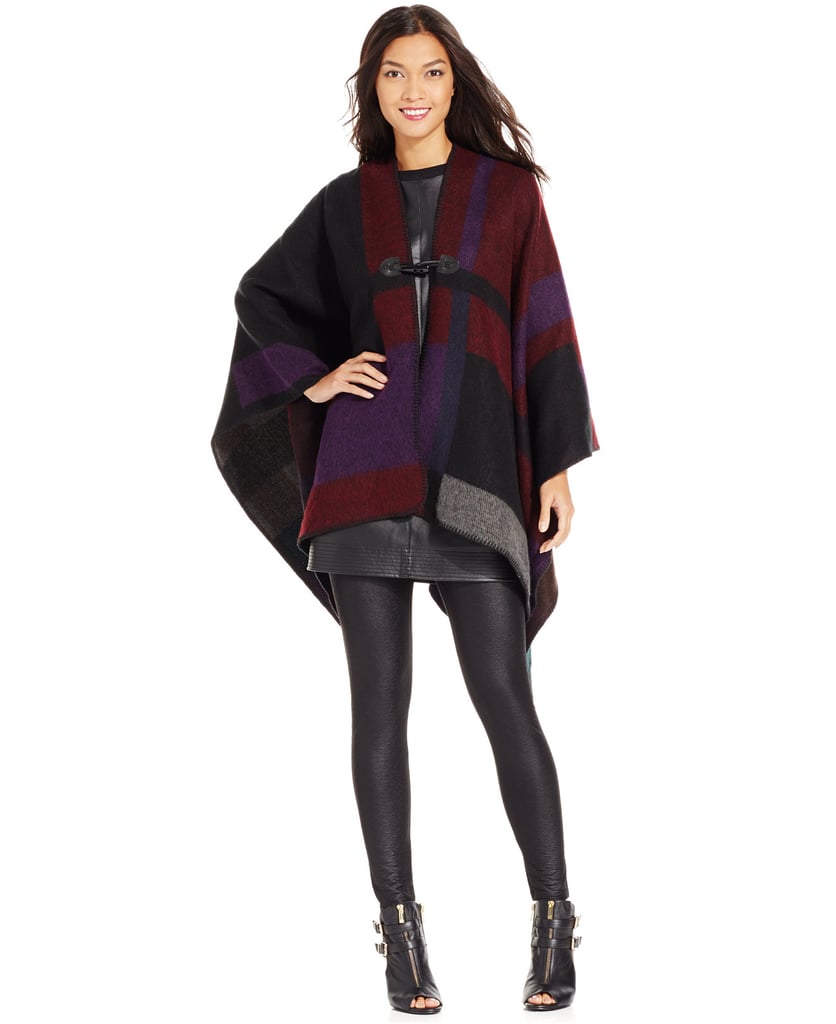 Steve Madden Mondrian Colorblock Poncho ($78)