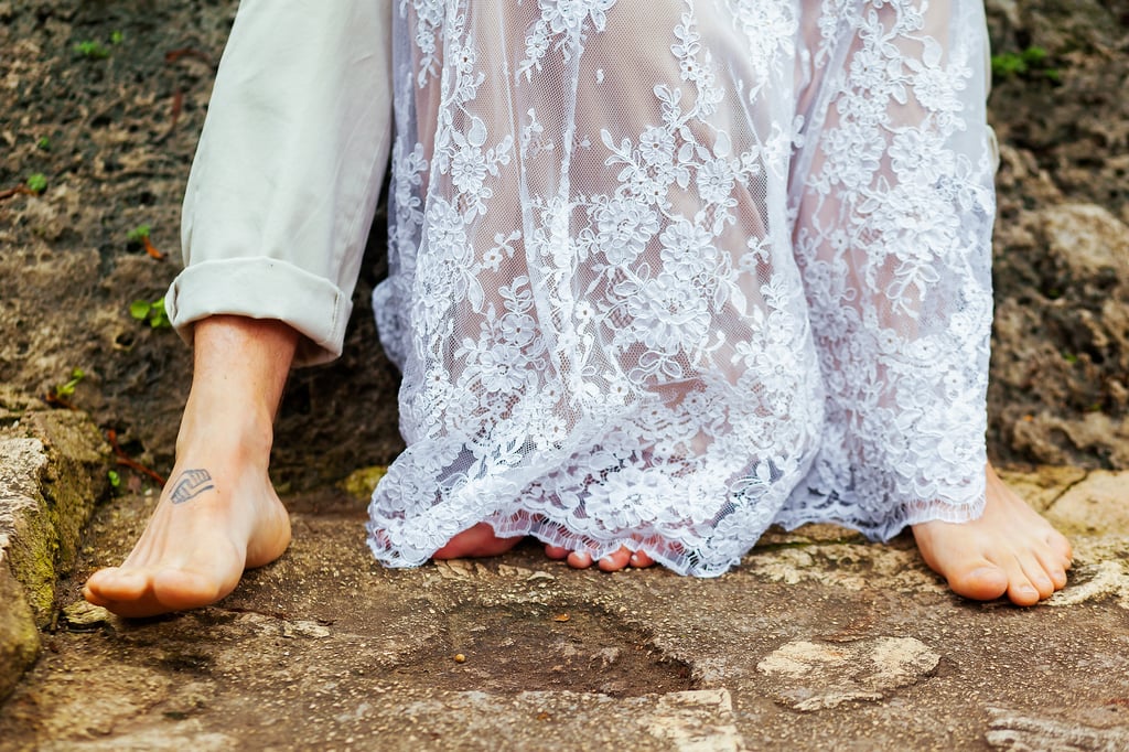 Underwater Trash-the-Wedding-Dress Shoot