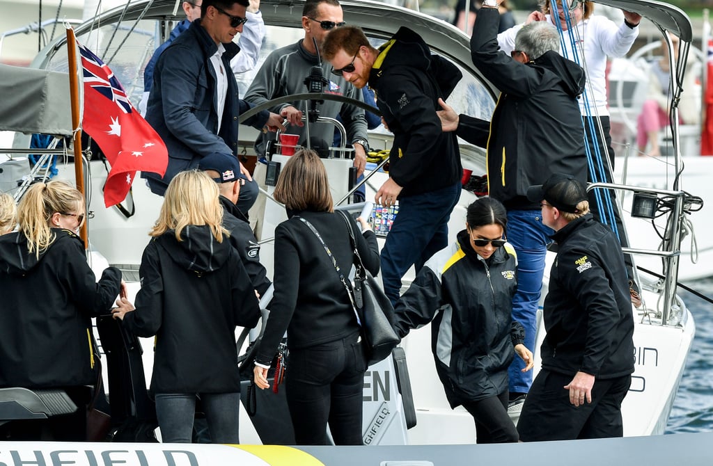 American Sailor Hugs Prince Harry at the Invictus Games 2018