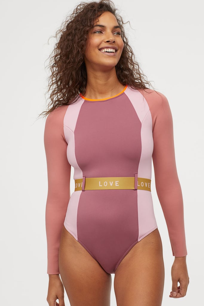 H&M Long-Sleeved Scuba Swimsuit