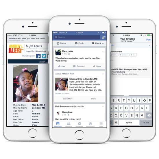 Amber Alerts on Facebook