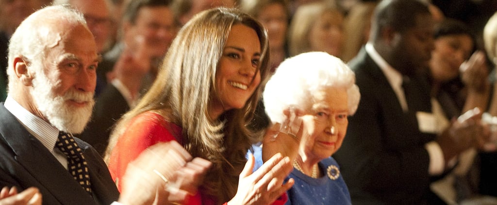 Kate Middleton With the Queen at Buckingham Palace