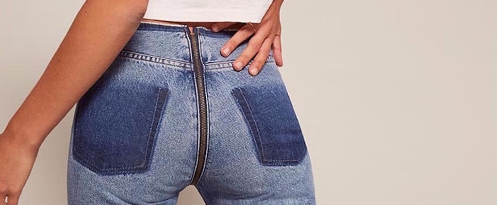 Reformation Jeans With Exposed Zipper