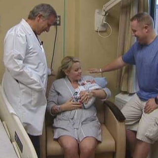Baby Delivered by Doctor That Delivered His Parents