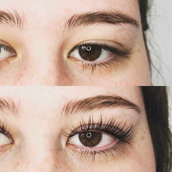 Lash Lift Before and After