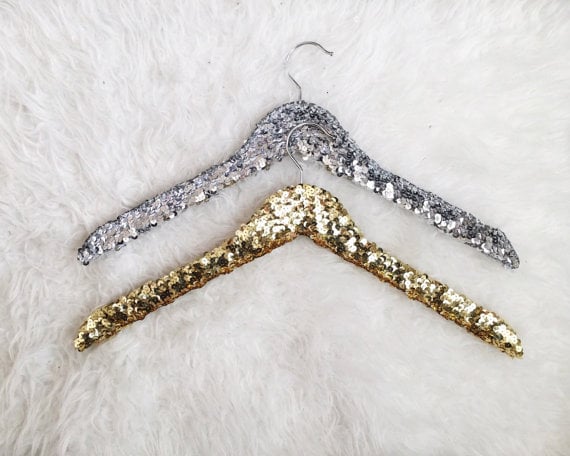 Gold or Silver Sequin Hanger ($12)