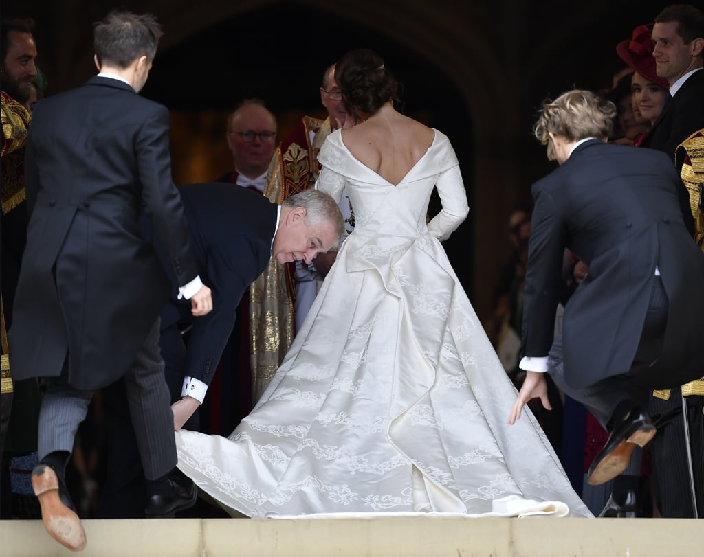 Princess Eugenie's Wedding Dress Print