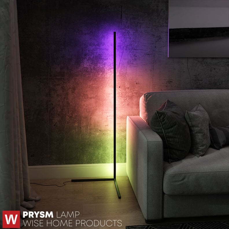 A Unique Lighting Moment: Color Changing Corner Floor Lamp